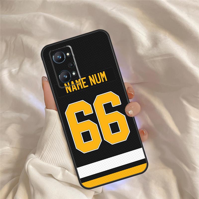 Ice Hockey Personalised Case For Realme C75 C67 C63 C55 C51 C61 C53 C35 C65 C71 11 12 13 14 Pro Plus GT6 GT7 15 Pro
