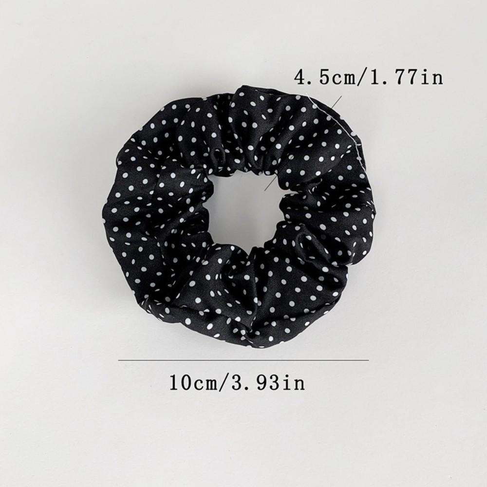 5pcs/set Elastic Floral Fabric Headbands Vintage Floral Ponytail Holder Scrunchie Hair Ties Daily