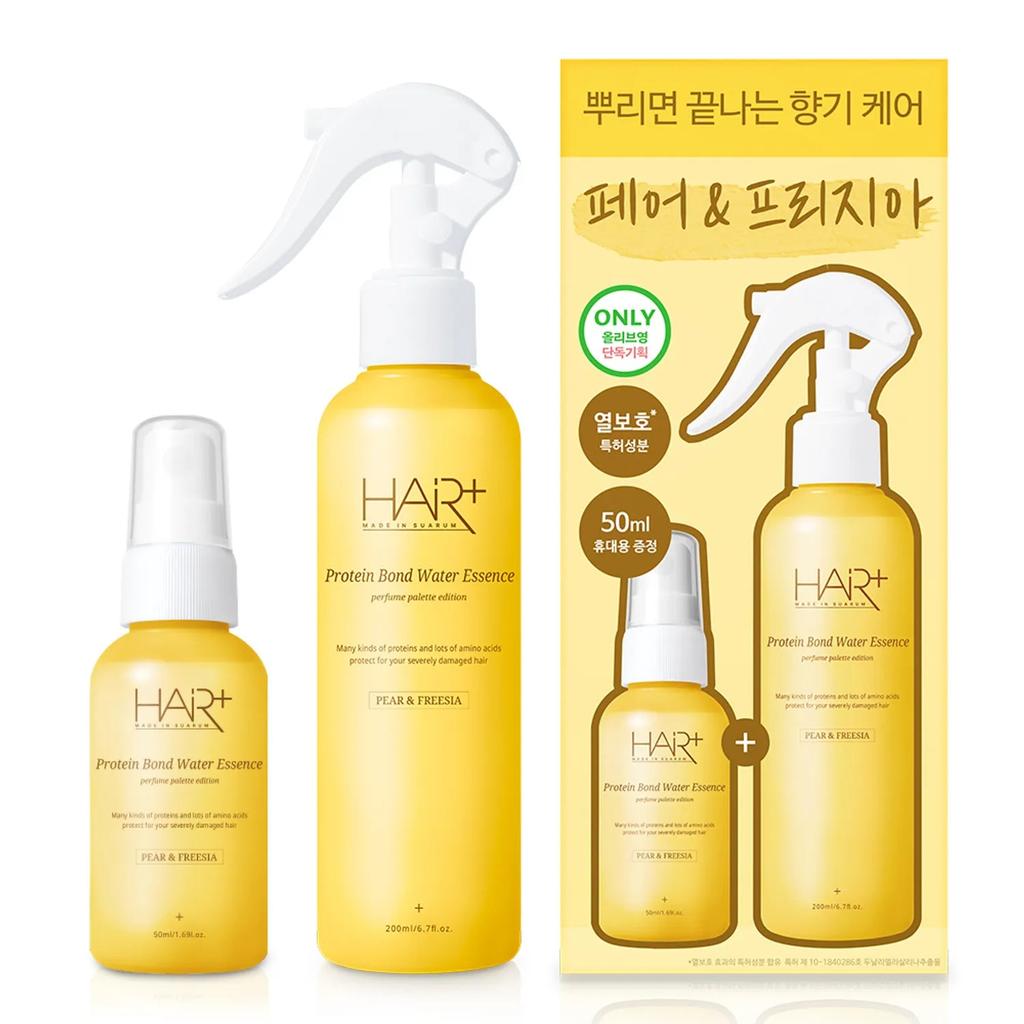 HAIRPLUS Протеиновая Водная Эссенция для Волос #Груша и Фрезия Набор (200мл+50мл)