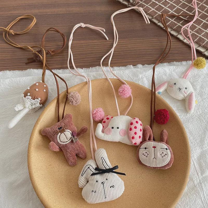 Корейское ручное детское ожерелье с кулоном в виде мультяшного животного