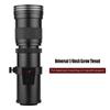 Camera MF Super Telephoto Zoom Lens F/8.3-16 420-800mm T Mount + UV/CPL/FLD Filters Set +2X