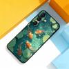Stylish Art Koi Fish For Samsung Galaxy A 22,71,53,52,51,72,73,5G,Note,J7,8,9 Phone Case Soft Black Cover