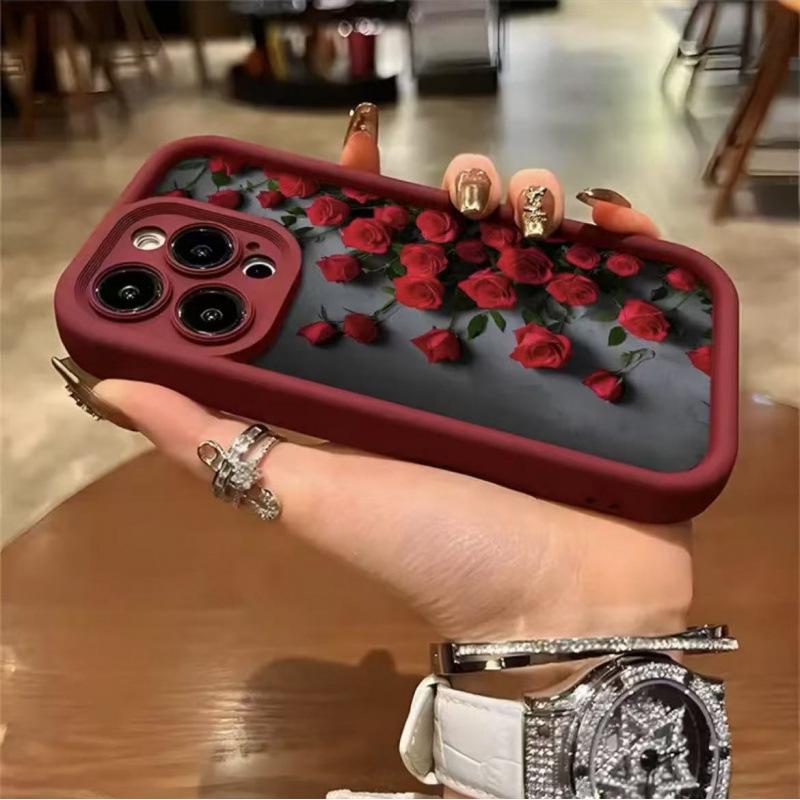 Чехол Rose Gold для iPhone 17 Pro/16 X/15 Pro/14/13 Pro Max
