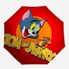 1pc Tom and Jerry Umbrella - Automatic Open Compact Travel Umbrella with 72-Rib Durable Frame yy251021115