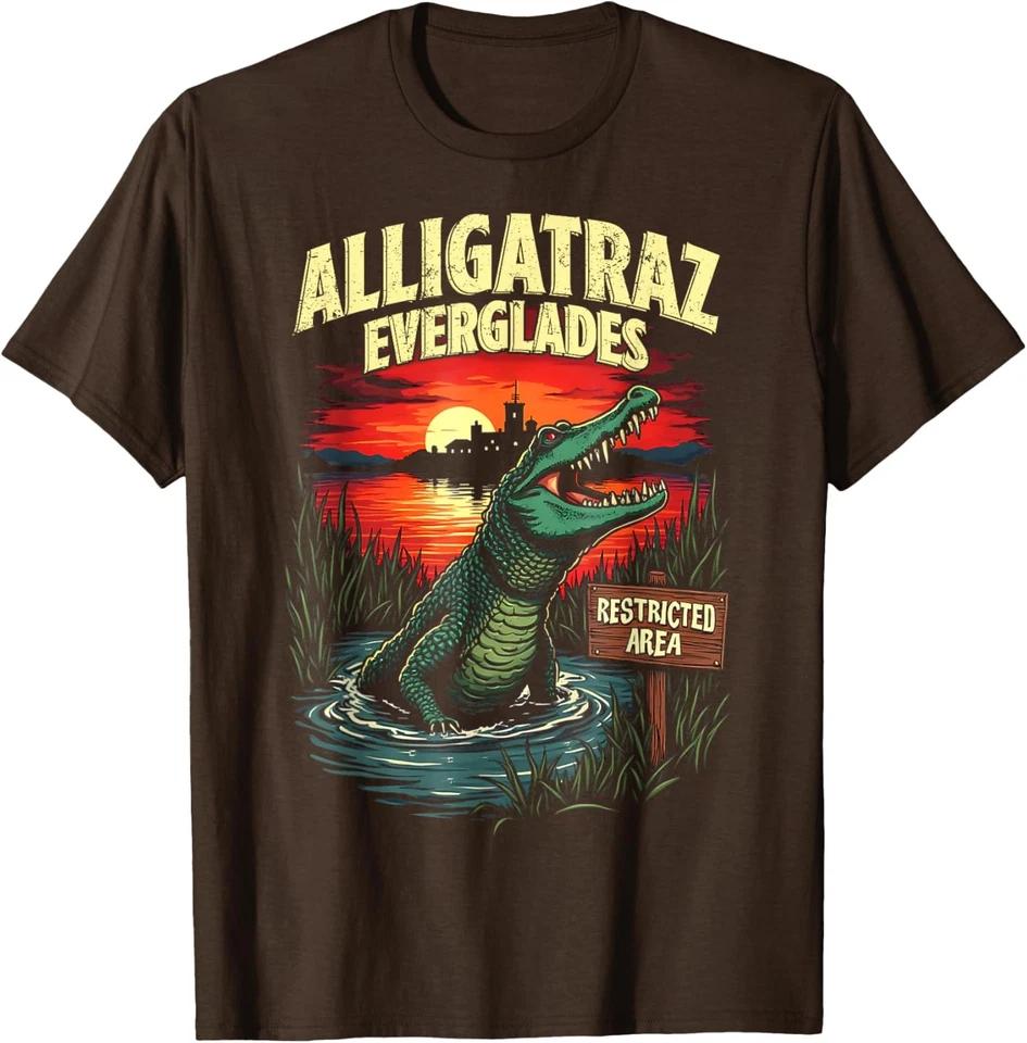 Funny Meme Alligatraz Everglades Alcatraz Gifts Unisex T-Shirt 1