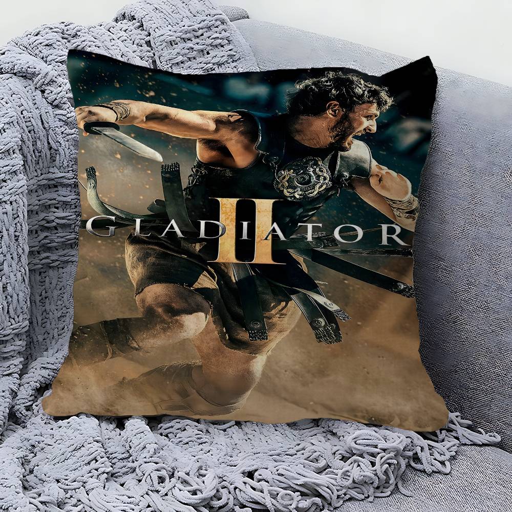 Gladiator Classic Movie Maple Design Cushion Cover Happy Autumn Harvest decor Holiday Decorati Pillow Cover