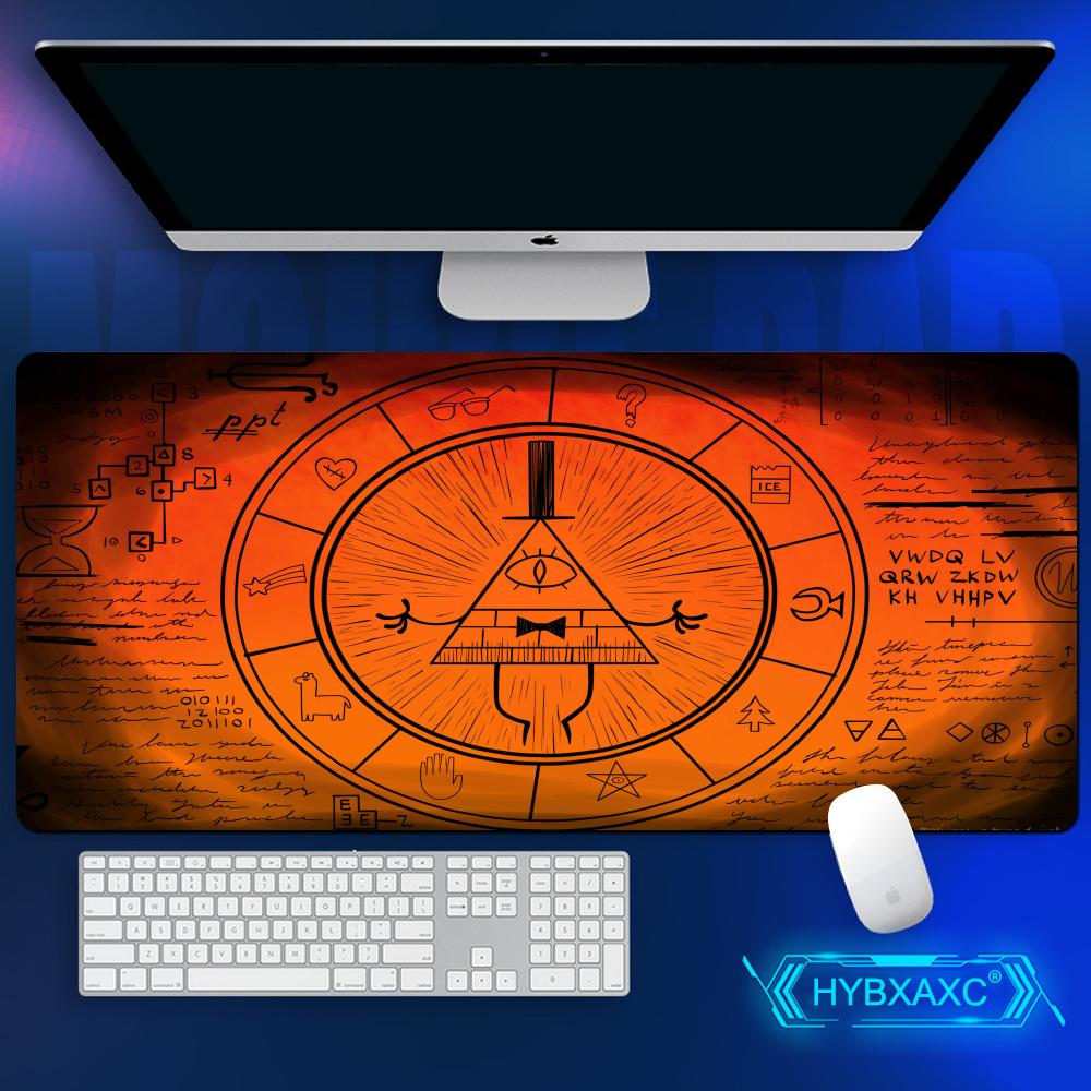 Mousepad 400x900MM Desk Protector Rubber Company Table Pads Carpet Desk Pad Bill Cipher Anime Mouse Pad Gravity Fall Mouse Pad