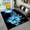 Ковер Pretty Dream Butterfly Flower Area Rug Large, ковер для дома, гостиной, спальни, дивана, коврика для двери, декора, детские нескользящие коврики