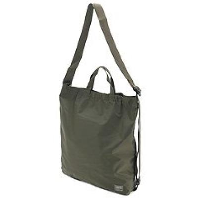 Сумка Yoshida Bag через плечо FLEX Olive Drab 2-сторонняя 856-05905 2.