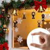 Рождественский адвент-календарь, 24-дневный адвент-календарь, праздничная коллекция для обратного отсчета, коробка-подвеска, подходит для рождественских подарков-сюрпризов