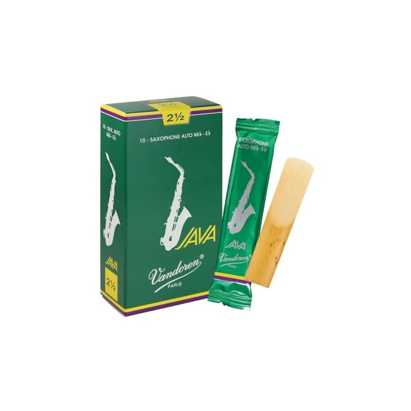 Трости для альт-саксофона Vandoren, Java, Жесткость: 2-1/2 (10 тростей)