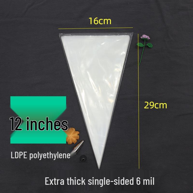 Food Grade Thickened Disposable Piping Bags for Icing, Cake Decorating, and Baby Food