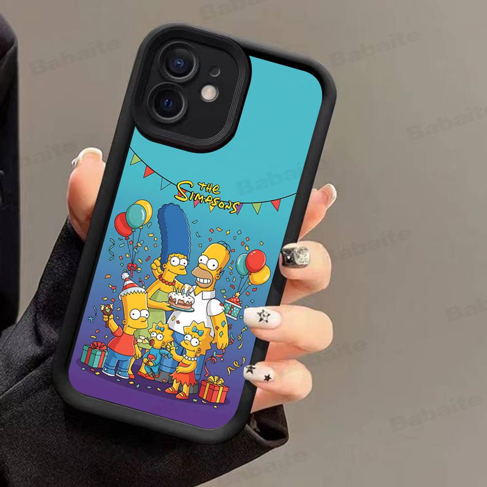Смешной мультяшный S-Симпсоны Для IPhone 17 16 15 14 13 12 11 Pro Max Plus Чехлы для телефона