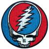 Grateful Dead Steal Your Face Classic Woven Iron On Patch