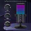 RGB Игровой Микрофон с Голосовым Чатом, Шумоподавлением и Звуковой Картой для Стриминга