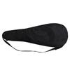 Squash Racquet Cover Bag Lightweight Padded Racket Carrying Bag with Adjustable Shoulder StrapBlack