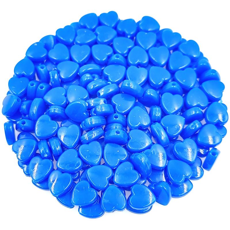 Изысканные бусины «сделай сам», принадлежности для ручной работы, ювелирные аксессуары для изготовления ювелирных изделий, акриловые разноцветные бусины с плоским сердцем, 50 шт., ручные аксессуары