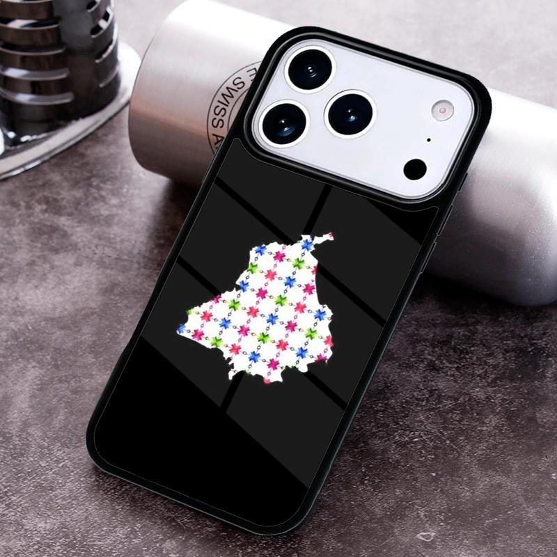 Punjab Map Outline soft Phone Case for iPhone 17 16 15 Pro Max Air 14 13 12 11 Plus Shockproof Capa Cover