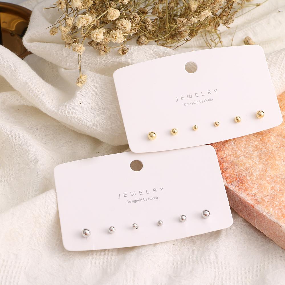 Fashion Small Ear Studs Women's Stud Earrings for Women Vintage Geometric Acrylic Drop Earring Set Female Jewelry