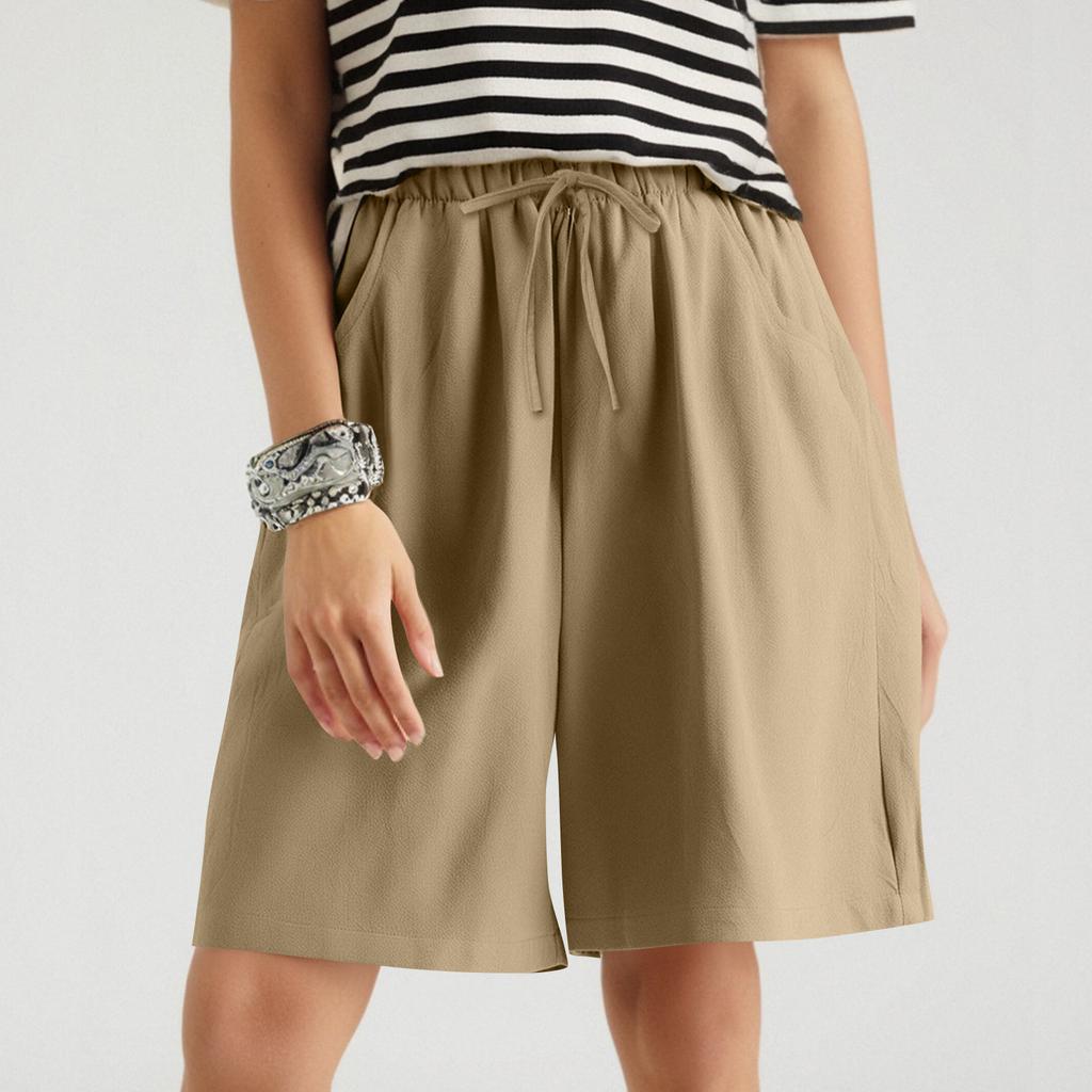 Подростковые шорты из мягкого хлопкового льна с карманами, мягкие застежки на пуговицы, без молнии, облегающие шорты