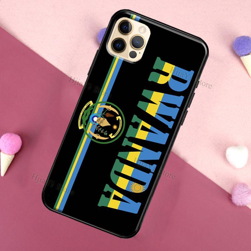 ЧехолRwanda Flag Coat Of Arms для iPhone 11 Pro Max 12 13 mini X XS XR 7 8 Plus SE 2020 Coque для iPhone 13 Pro