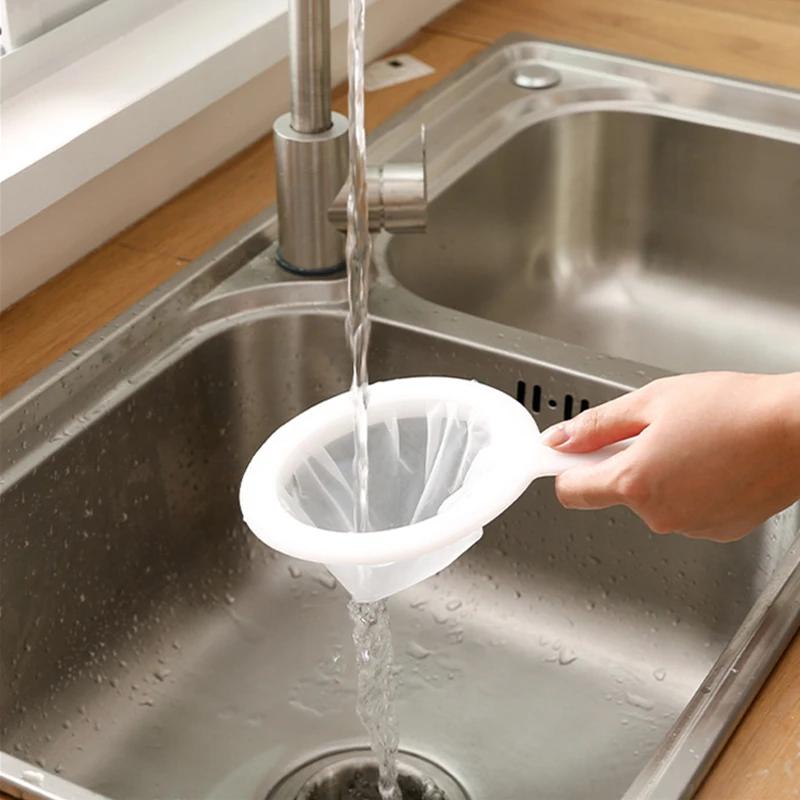 Фильтр-мешок для соевого молока и вина, мешок для орехового молока, чай, кофе, масло, фильтр для йогурта, сетка, кухонная еда, многоразовые нейлоновые фильтр-мешки, сетчатый фильтр