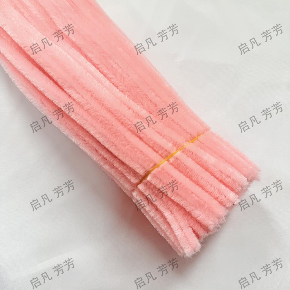 8mm Macaron Color Encrypted Twist Ties Chenille Stems for DIY Toys