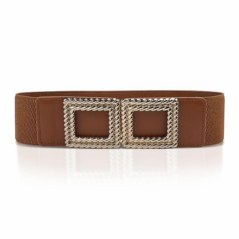 Эластичная пряжка Эластичный пояс-корсет для женщин Широкое украшение с юбкой Простой и универсальный пояс для женщин