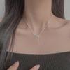 Ожерелье с кисточками Love, женское, нишевое, дизайн, высокое чувство, легкое, роскошное, простое, цепочка на ключицу, подарок девушке, ювелирные изделия