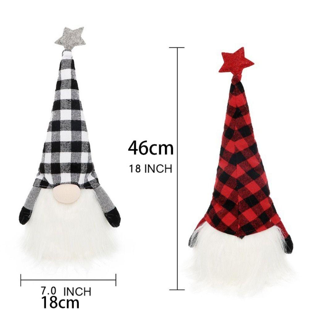 Мягкие Безликие Старики Украшения Милая Рождественская Кукла Рождественская Кукла Рудольф Декор для Отеля Офиса