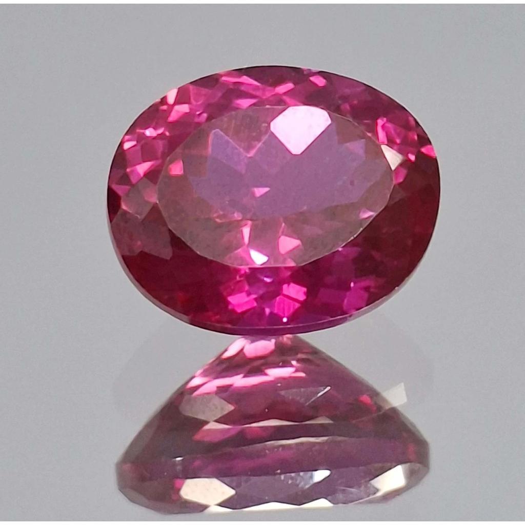 11-13 Ct Natural Pink Rhodolite Garnet Oval Cut Stunning Certified Gemstone