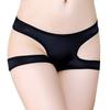 ONE LIMITATION Solid Color Modified Sexy PT012 Women's T-Back Panties, Underwear, Lingerie, (5. Black)