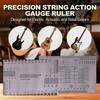 String Height Measurement Tool Multifunctional Guitar Specification Ruler Portable String Action Gauge Luthier Tool for Ukulele Bass Acoustic Guitars