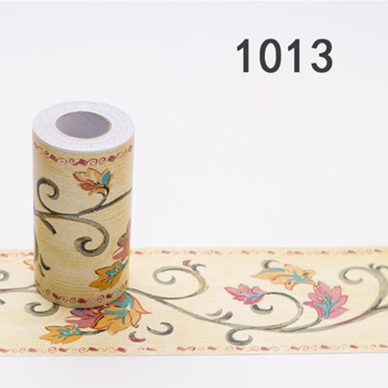 10 м Самоклеящиеся ПВХ Настенные наклейки на линию талии Гостиная Плинтус Обои Кухня Ванная Водонепроницаемая Декоративная наклейка