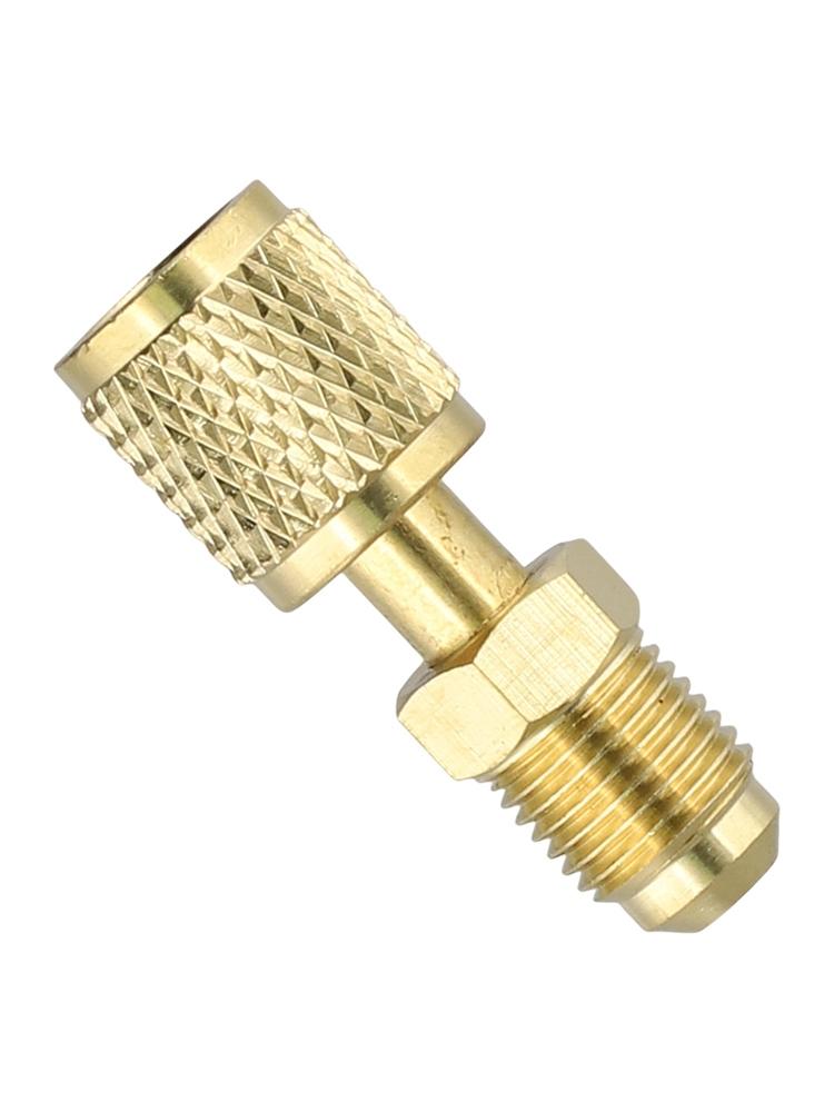1x адаптер Male 5/16 X F1/4 SAE для систем кондиционирования воздуха R32 R410a Фитинги