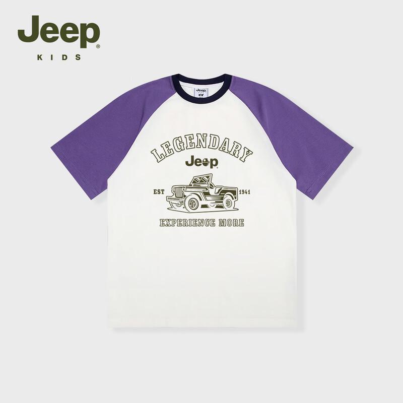 JEEP Kids' 2026 Summer Cotton Short Sleeve T-Shirt