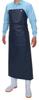Otafuku Gloves Apron with Chest PVC Navy [One-Touch (Polyester Thread) 90x115cm] #6110
