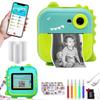 Kids Camera Instant Print HD 1200W USB Rechargeable Camera Ideal Gift