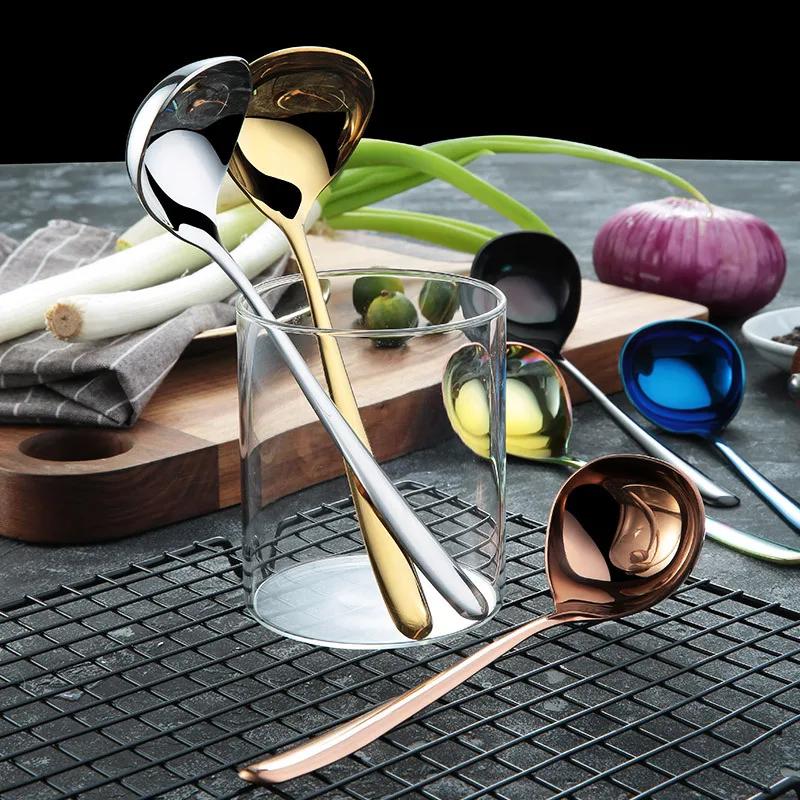 1 шт. 304 ложка из нержавеющей стали семейная ложка для супа кухонная ложка из нержавеющей стали