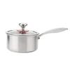 Pure Titanium Baby Food Pot Nonstick Small Soup Pan Thickened Cookware Stove Induction Dorm Kitchen Use