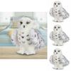 Delightful Wizard Snowy Owl Plush Toy Cuddly Stuffed Doll For Kids Collectors