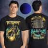 Testament Thrash Of The Titans Тур по Северной Америке 2026 Дорожная карта Футболка Унисекс Футболка