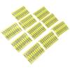100PCS 001‑100 Number Plastic Livestock Tag Integrated Colorfast Livestock Ear Tags for Cattle Cows