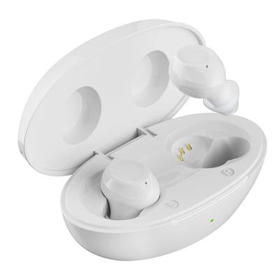 Внутриканальный слуховой аппарат Nikken NK-04 белого цвета, подарок ко Дню пожилого человека. Радиоупражнения, перезаряжаемые и совместимые с телевизорами.