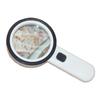 Handheld Magnifying Glass with 30x Large Magnifying Glass with 12 Ideal for Jewelry and Professional Use Light, Magnification, LEDs, Seniors, Reading,