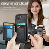 For iPhone 16e Magnetic Case CASEME ME80 Series Leather PC TPU Phone Cover with Detachable Wallet