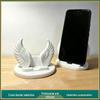 3D-печатный держатель для телефона в виде ангельских крыльев - Креативное настольное украшение и подарок