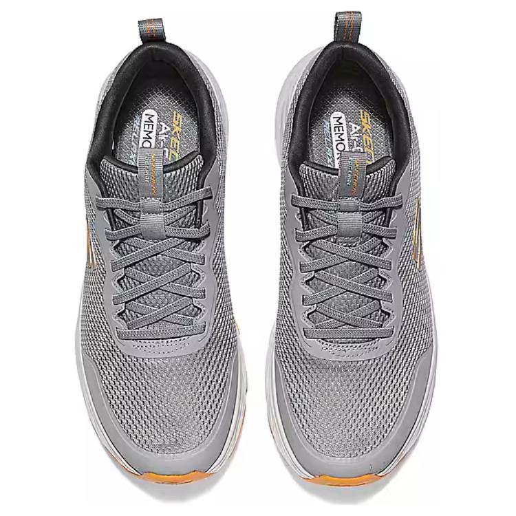 Skechers Спортивные повседневные кроссовки для бега с низким верхом Мужские кроссовки Серый Оранжевый 232835-GYOR