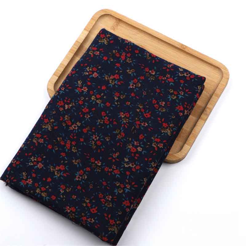 Хлопковая и льняная набивная ткань Ткань Богемная одежда Скатерть Стиль ретро Износостойкая и долговечная Штора Этнический стиль Красивый цвет