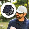 Portable Solar Fan for Outdoor Use USB Compatible Fishing Hat Travel Camping